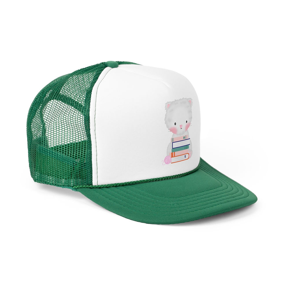 Thumbnail: Sweety Cat White: Trucker Caps