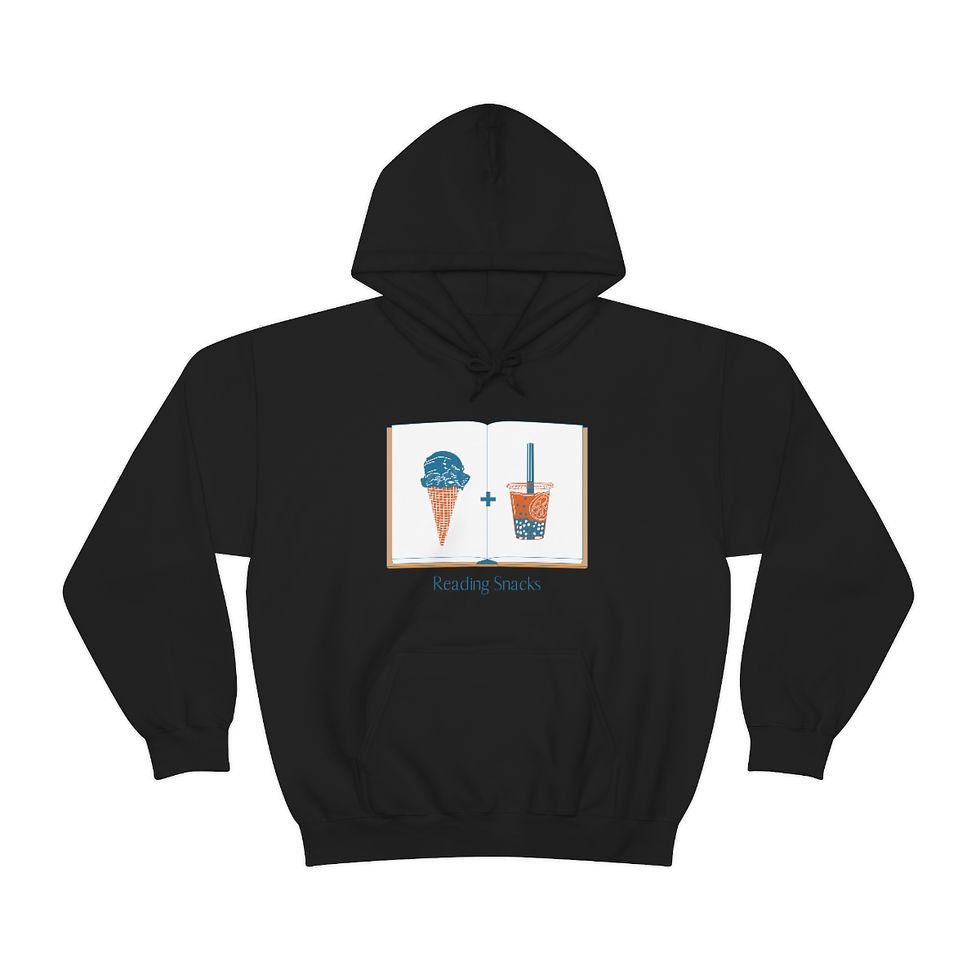 Thumbnail: Reading Snacks: Unisex Heavy Blend™ Hooded Sweatshirt