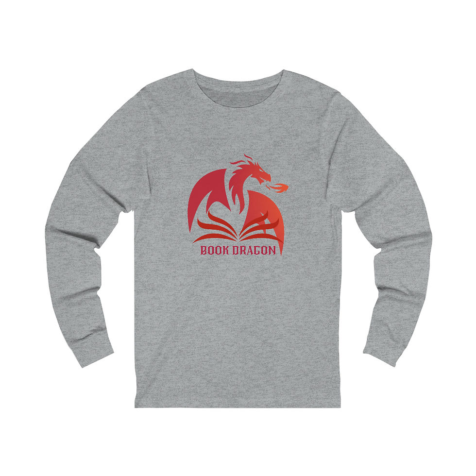 Thumbnail: Book Dragon #1 long sleeve tee