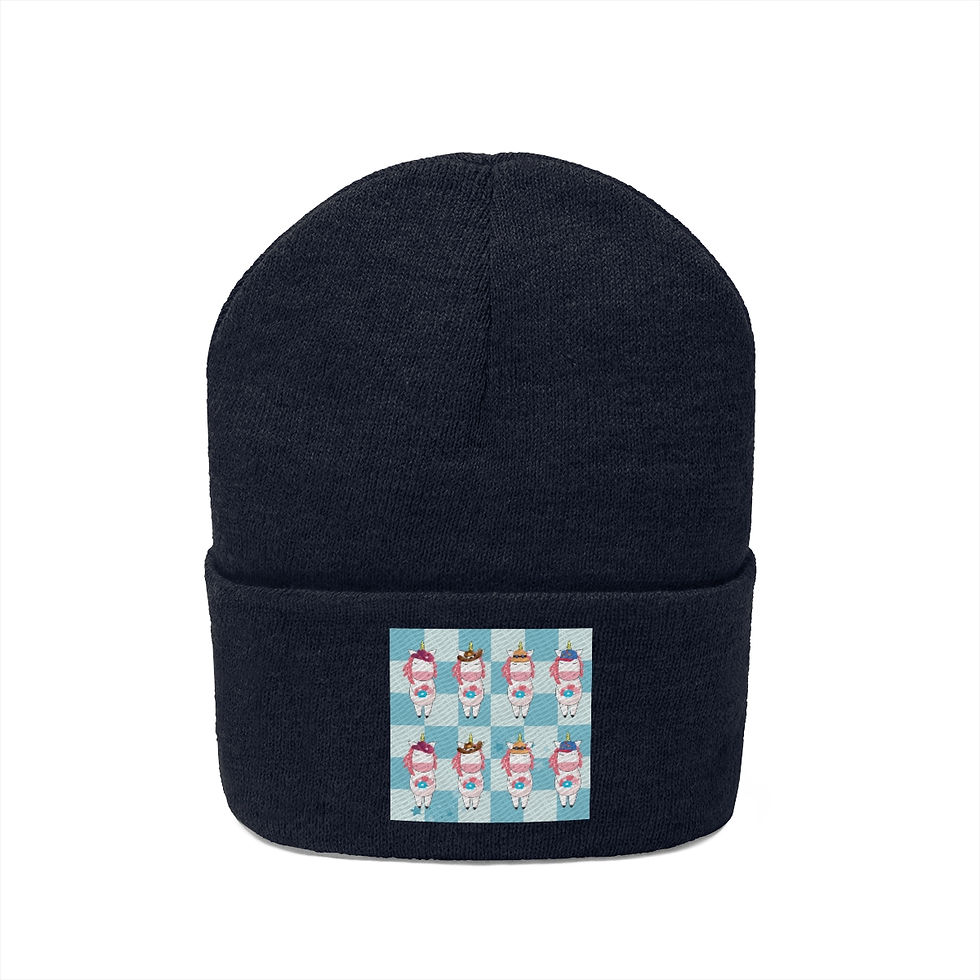 Thumbnail: Unicorns In Hats: Knit Beanie