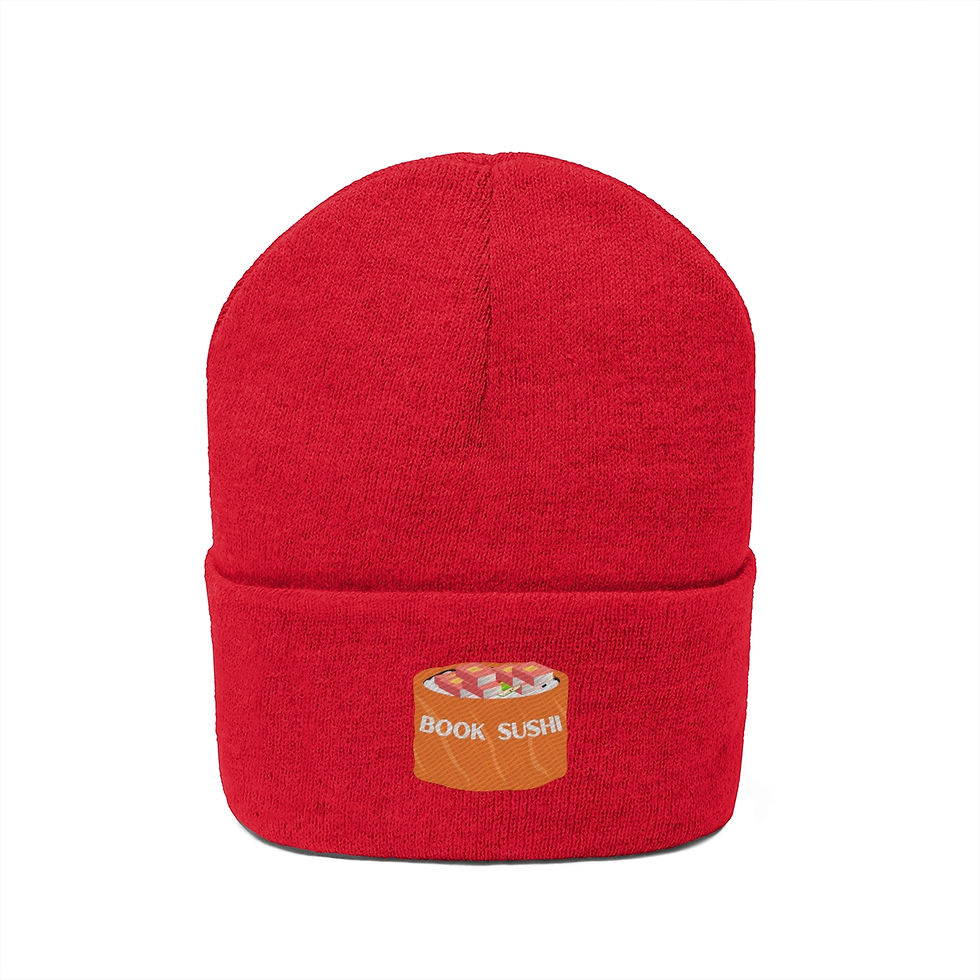 Thumbnail: Book Sushi #2 Knit Beanie