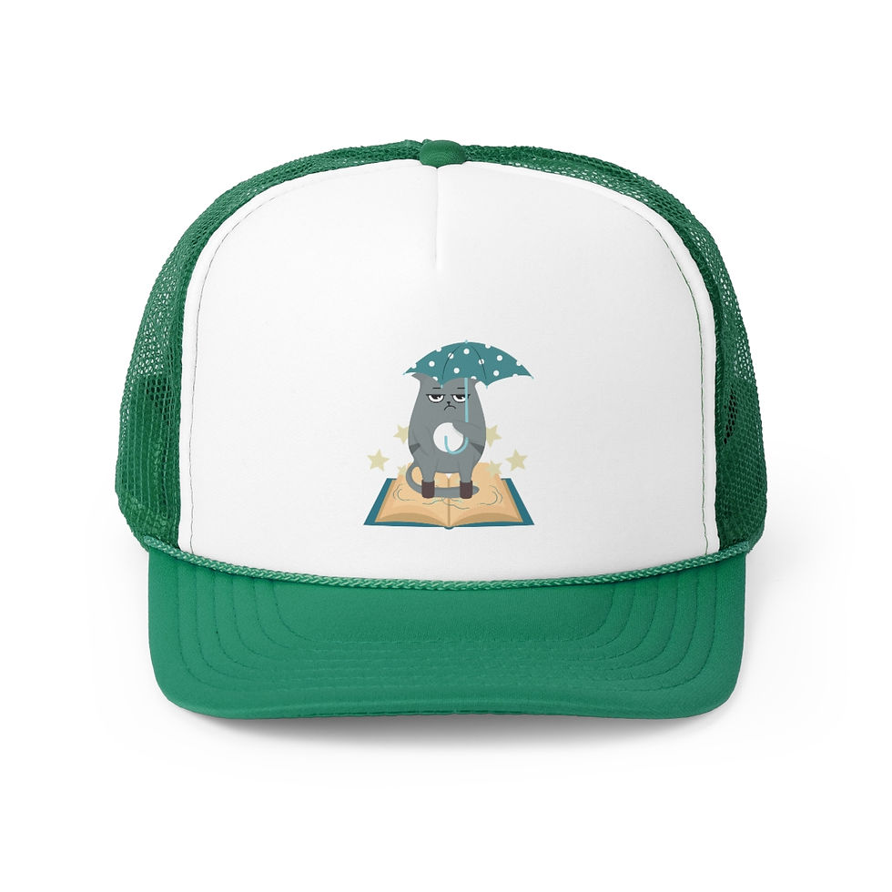 Thumbnail: Gray the Umbrella Cat: Trucker Caps