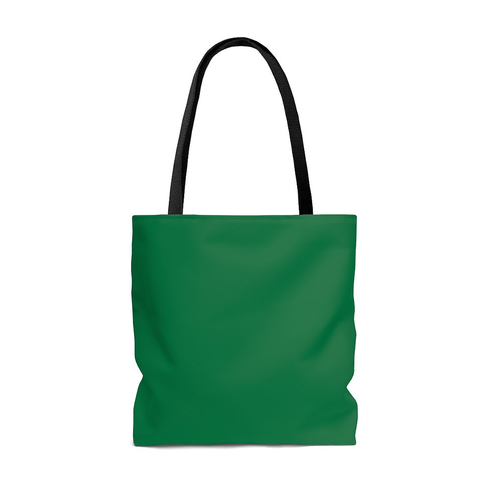 Thumbnail: Ski Skull With Multi-Colored Hat: Tote Bag