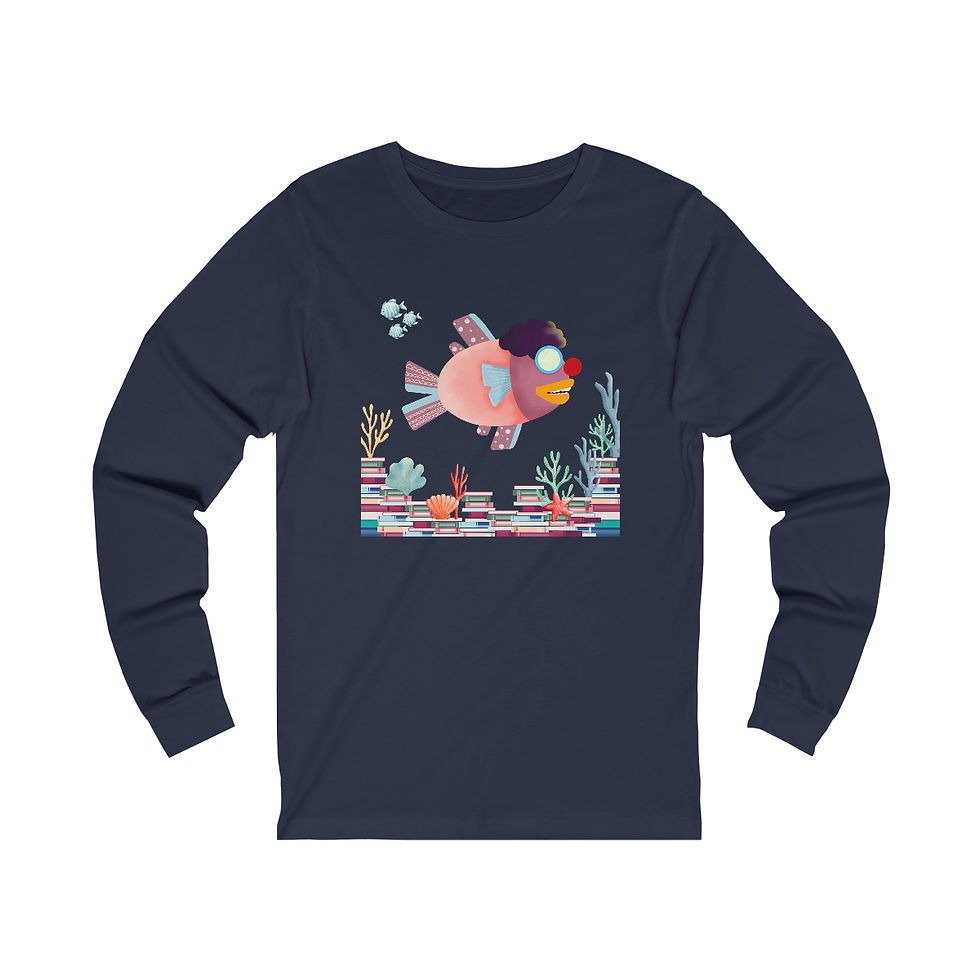 Thumbnail: Crazy Clown Fish 1:  long sleeve tee