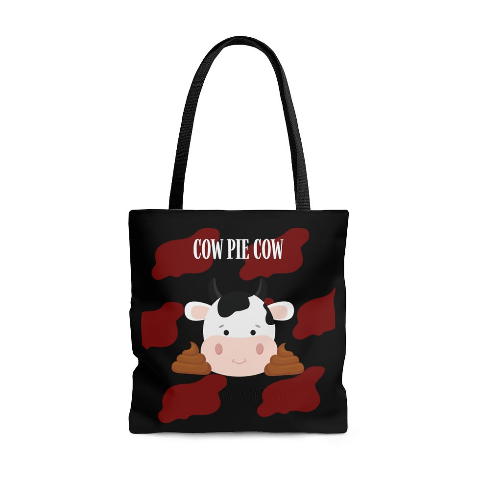 Thumbnail: Cow Pie Cow: Tote Bag
