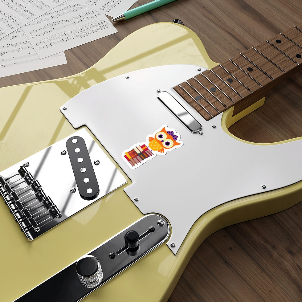 Thumbnail: Owl design #2: Die-Cut Stickers