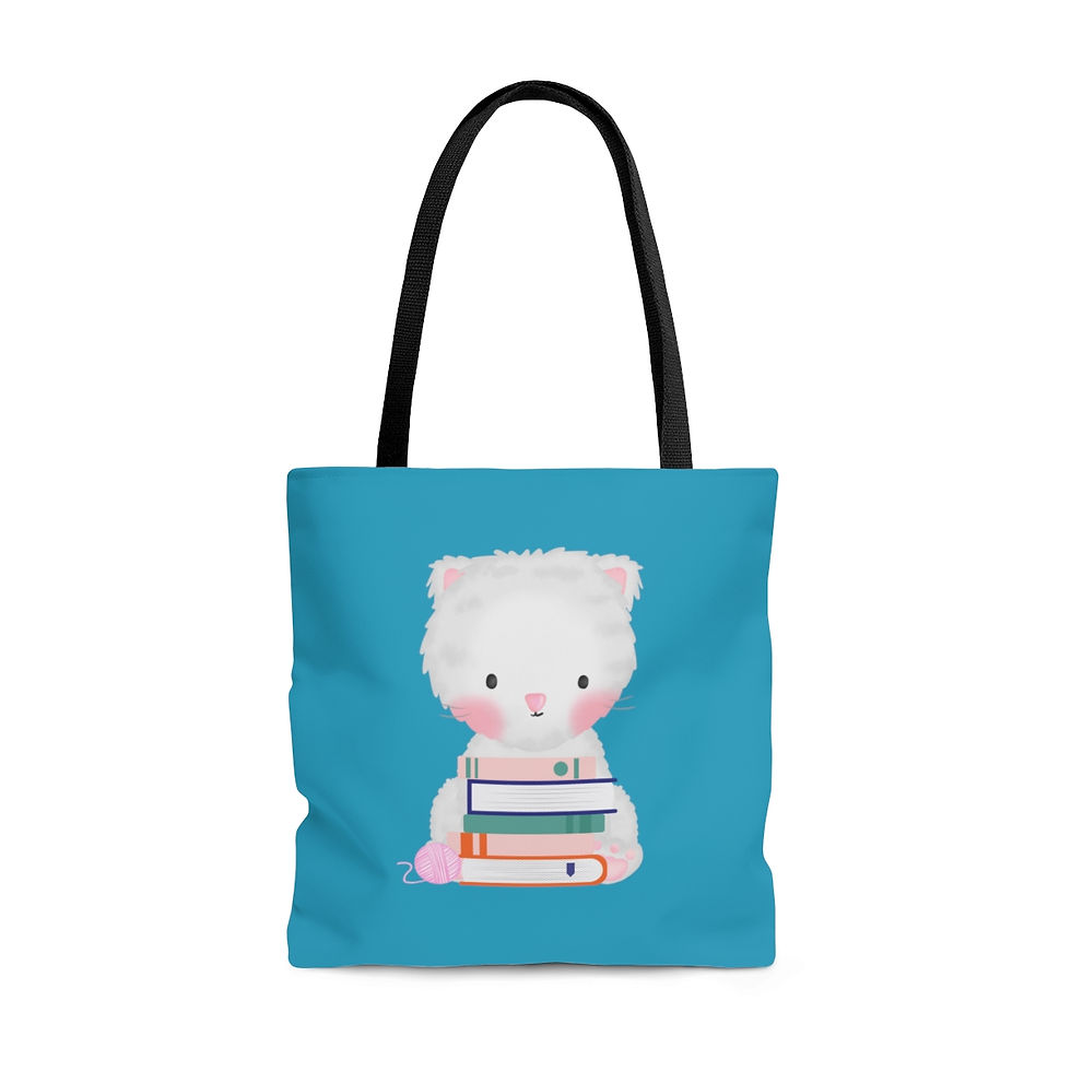 Thumbnail: Sweety Cat White: Tote Bag