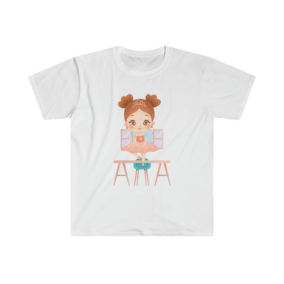 Ballerina #4: Unisex Softstyle T-Shirt