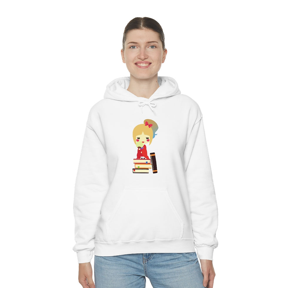 Thumbnail: Book Doll #2: Unisex Heavy Blend™ Hooded Sweatshirt