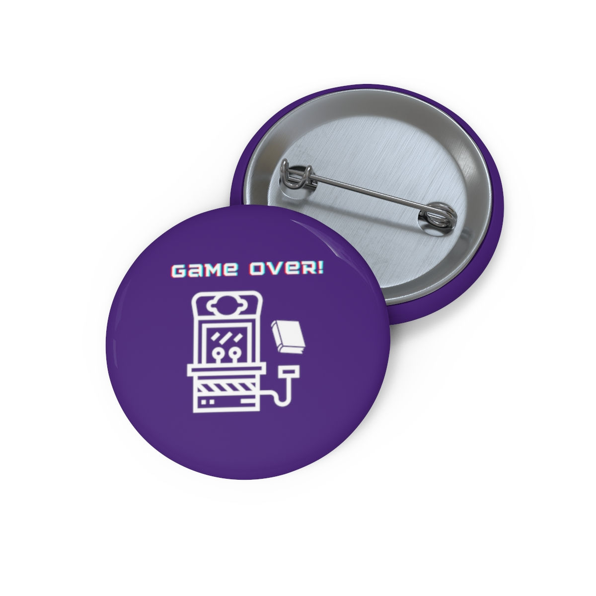 Game Over Black Gaming Machine: Pin Buttons