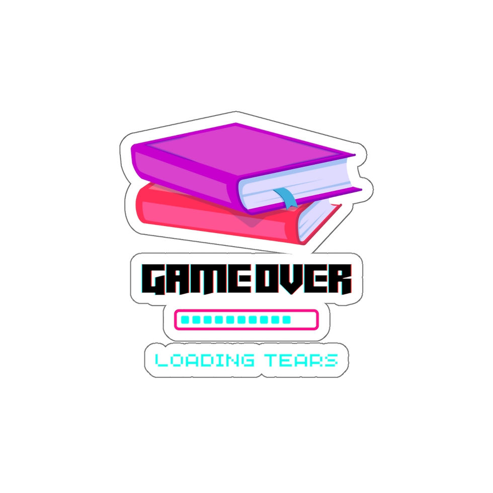 Thumbnail: Loading Tears: Pink and Purple: Die-Cut Stickers