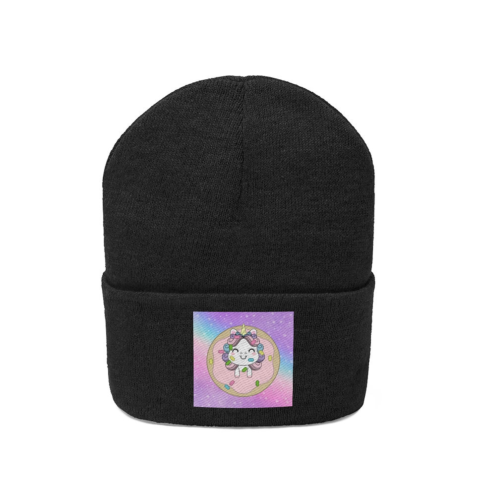 Thumbnail: Cute unicorn happiness: Knit Beanie