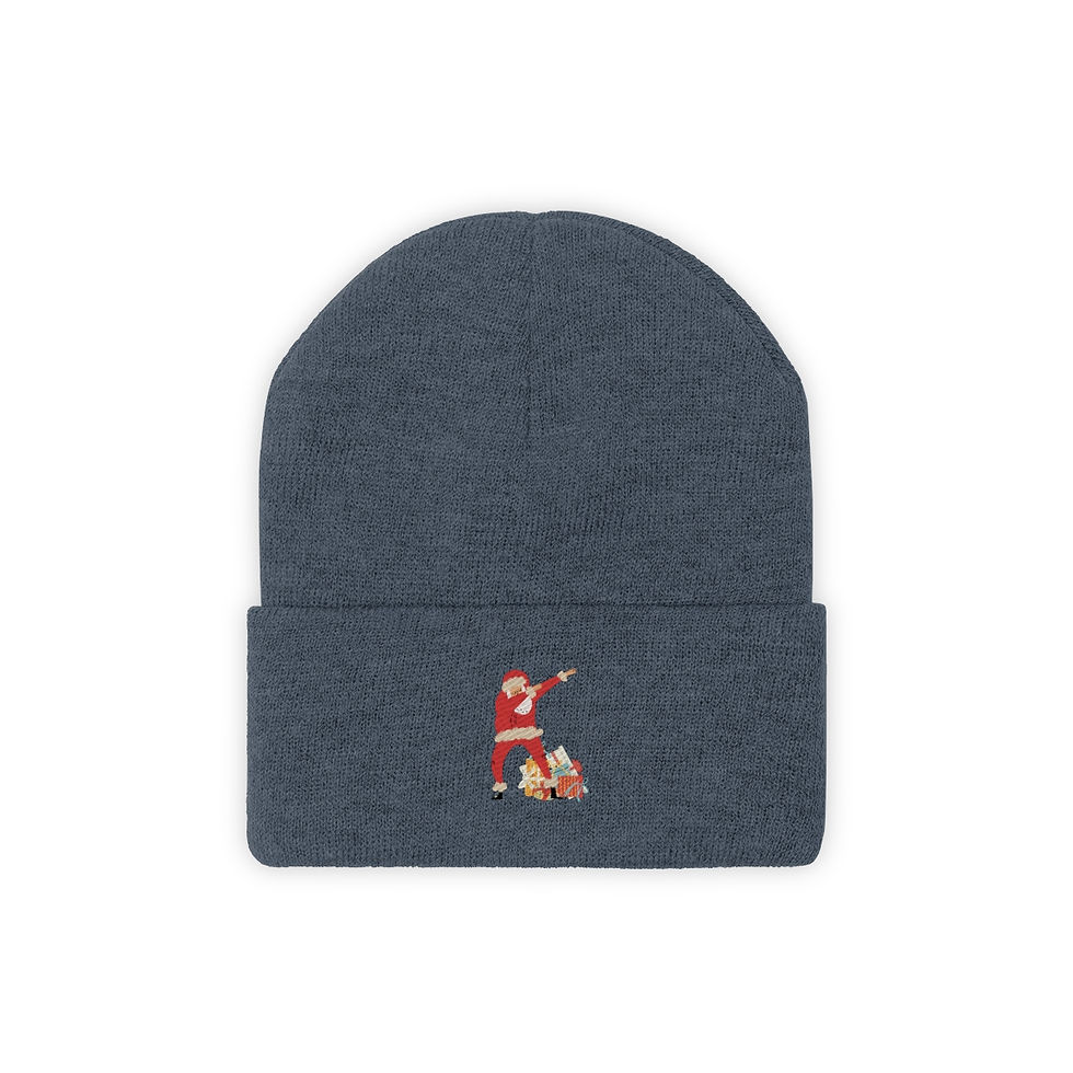 Thumbnail: Santa Dab Presents / Christmas Design: Knit Beanie