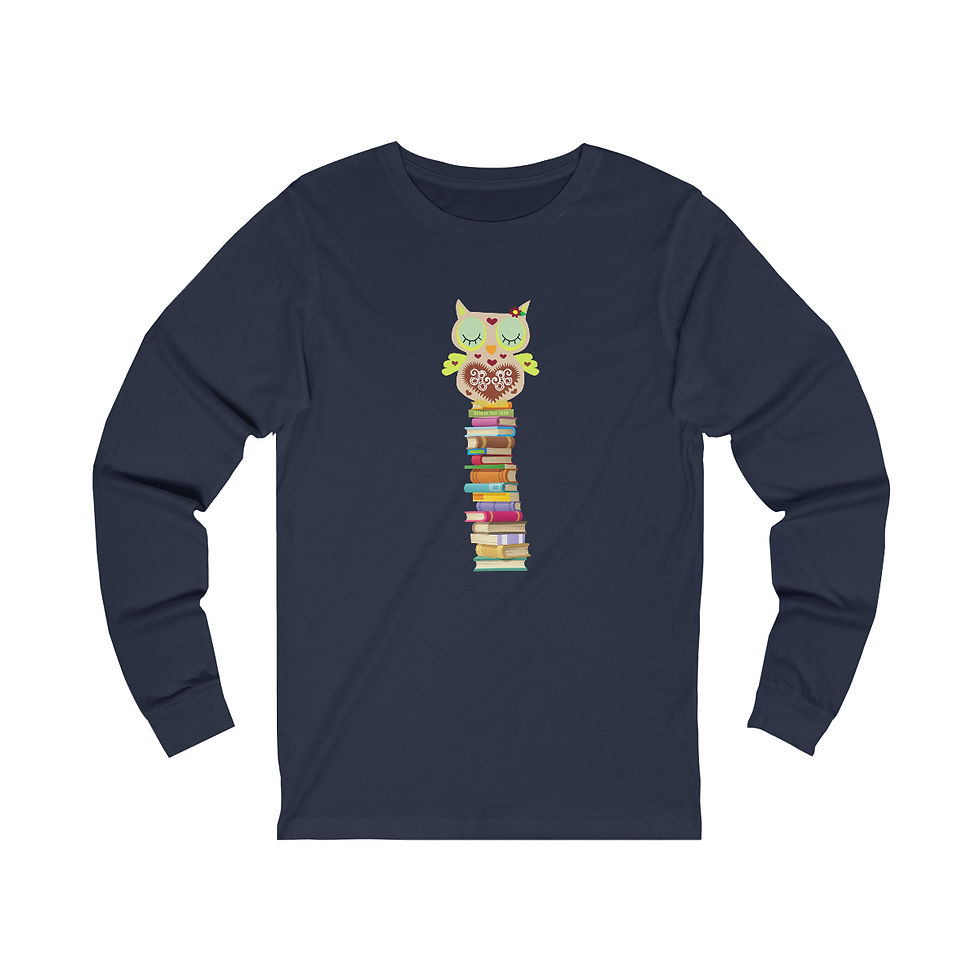 Thumbnail: Fancy Owl Stack #2:  long sleeve tee