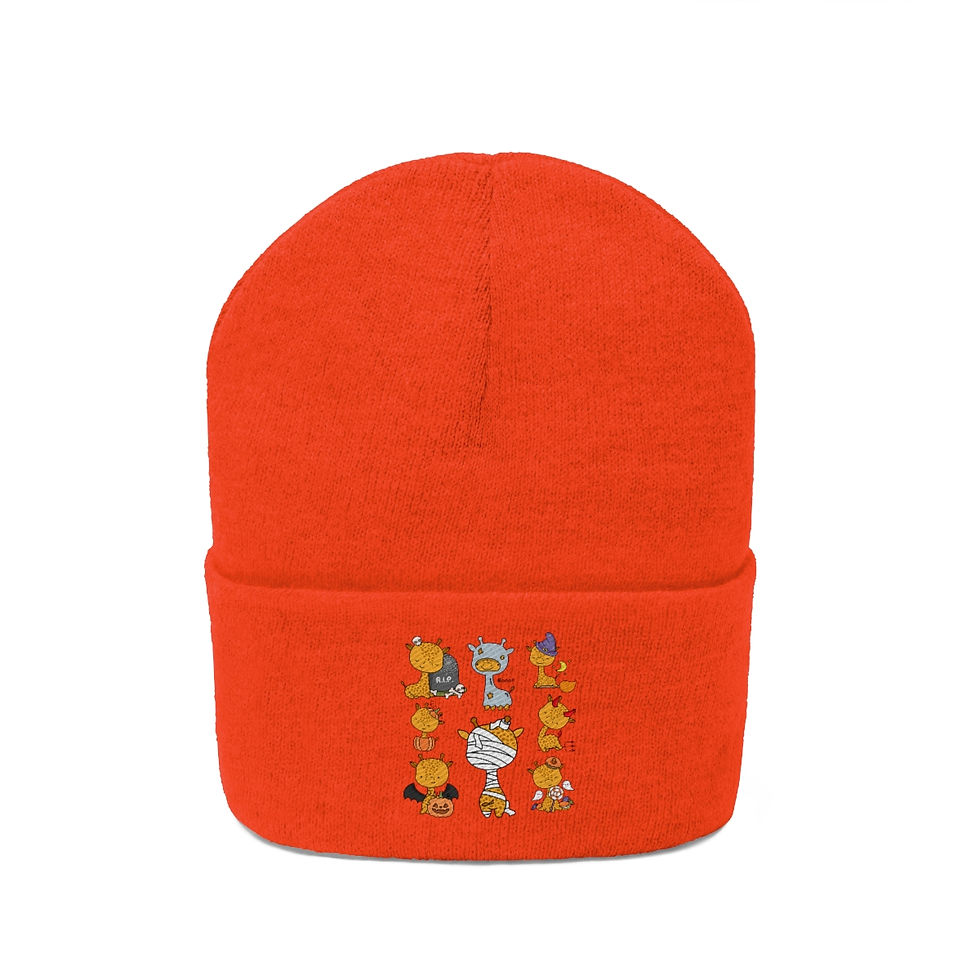 Thumbnail: Giraffe Halloween Party: Knit Beanie