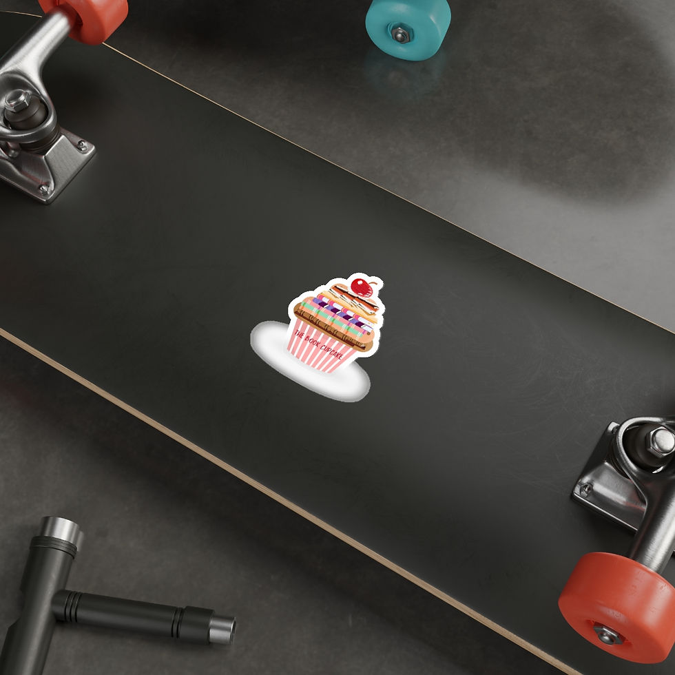 Thumbnail: Book Cupcake Die-Cut Stickers