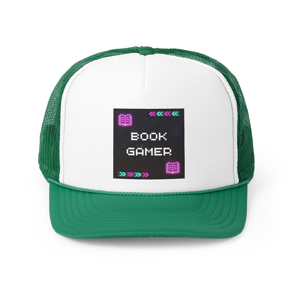 Thumbnail: Book Gamer, Pink Designs: Trucker Caps