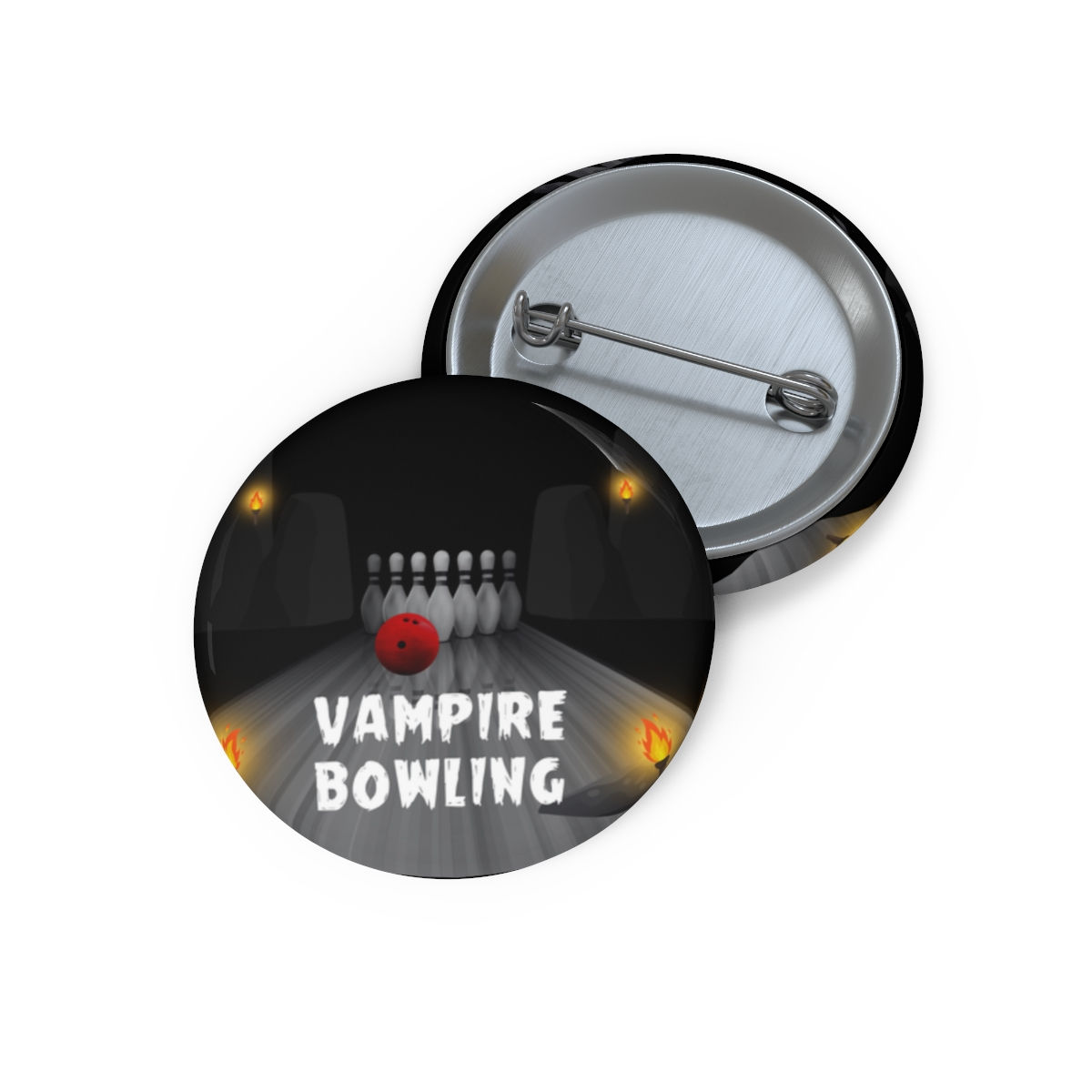 Vampire Bowling Alley: Pin Buttons