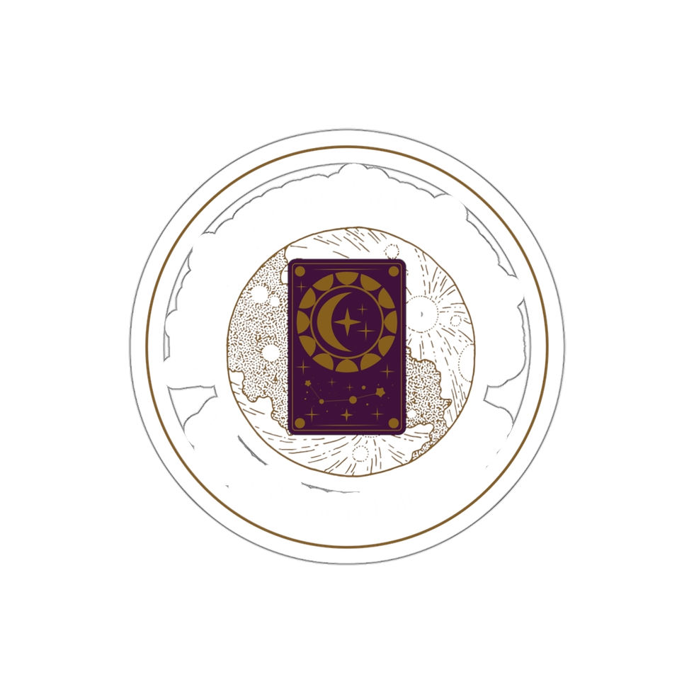 Thumbnail: Moon Fortune: Die-Cut Stickers