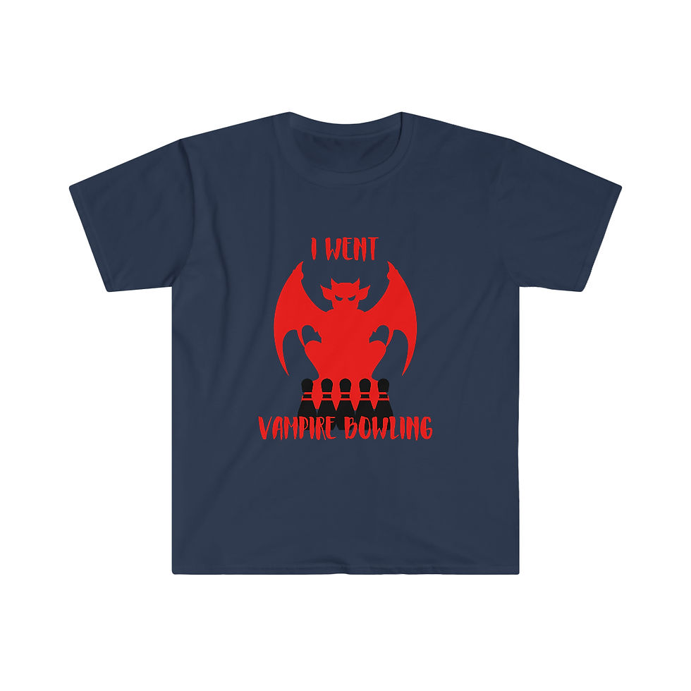 Thumbnail: Vampire Bowling 3: Unisex Softstyle T-Shirt