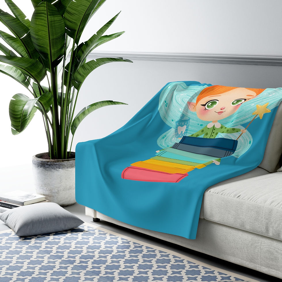 Thumbnail: Tooth Fairy #1: High Quality Cozy Fleece Blanket