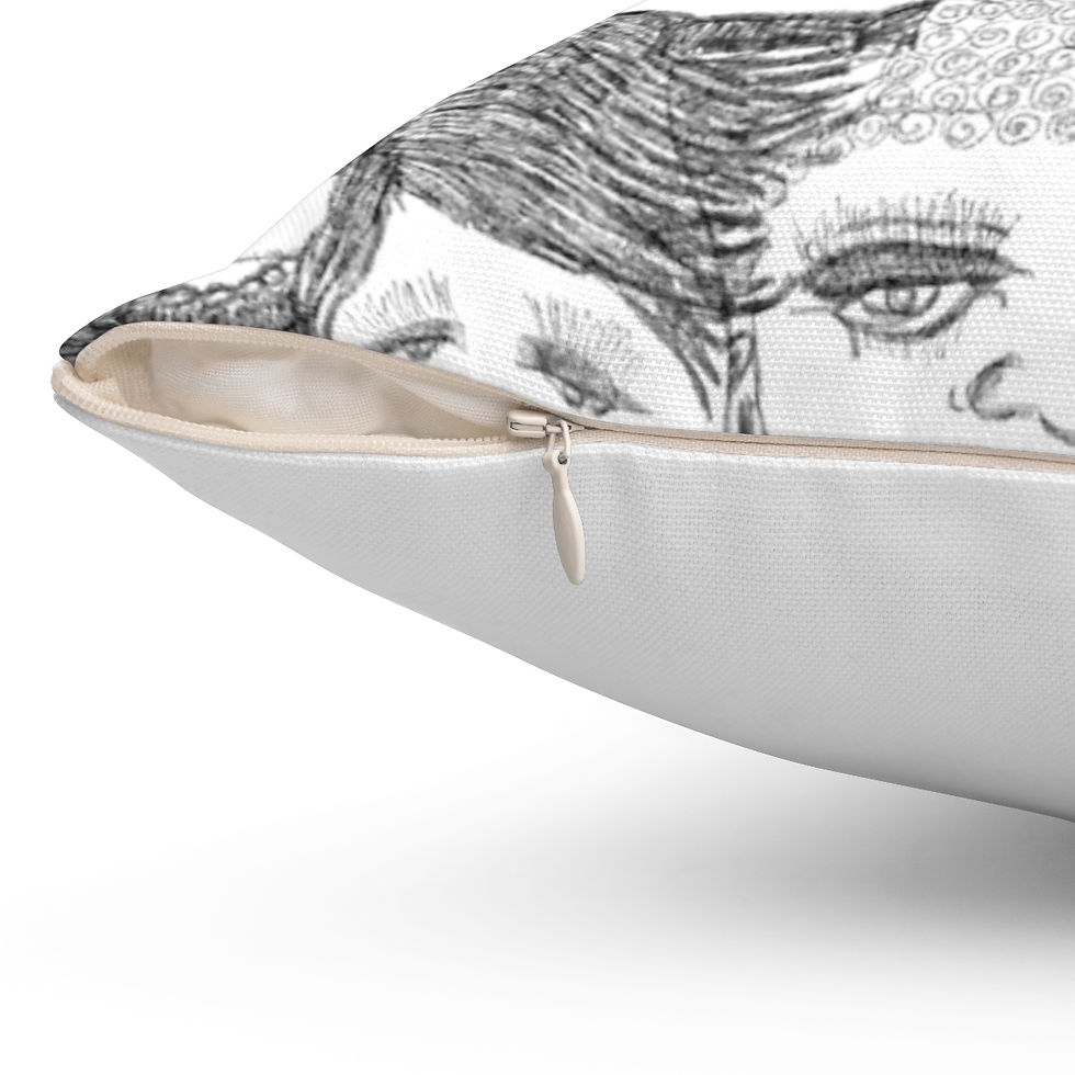 Thumbnail: The Audience #7: Of All People, Spun Polyester Square Pillow
