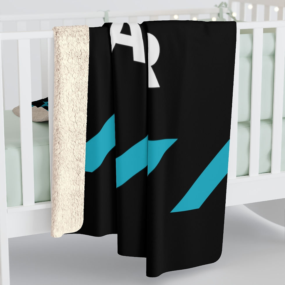 Thumbnail: Book Gamer Light Blue Text: high quality cozy fleece blanket