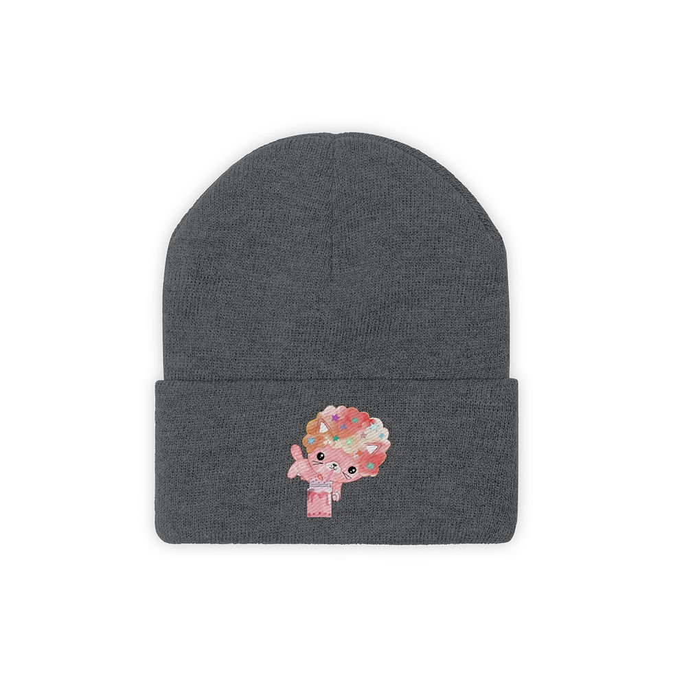 Thumbnail: Pinkie Lee Flyer Boba Knit Beanie