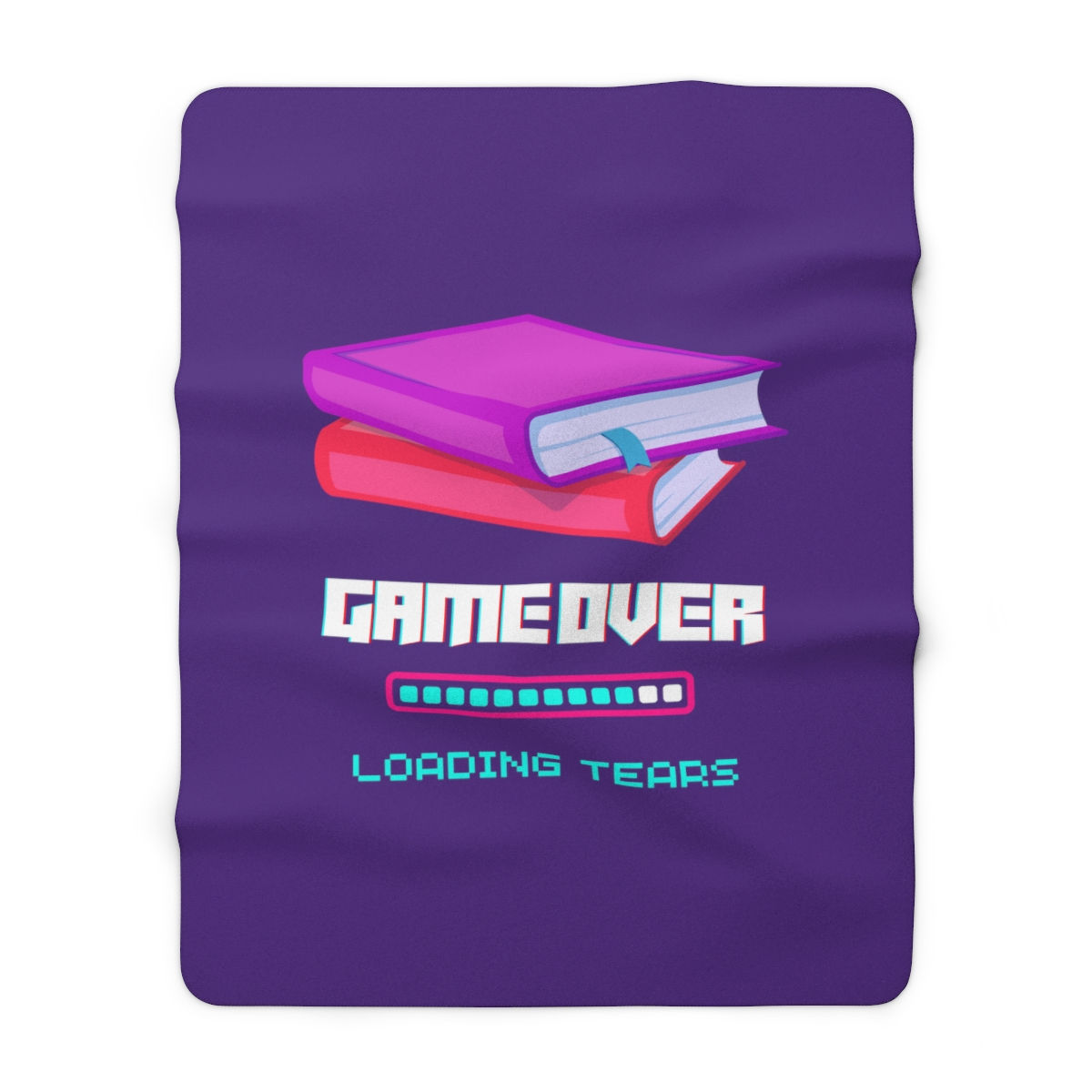 Loading Tears: Pink and Purple: High Quality Cozy Fleece Blanket
