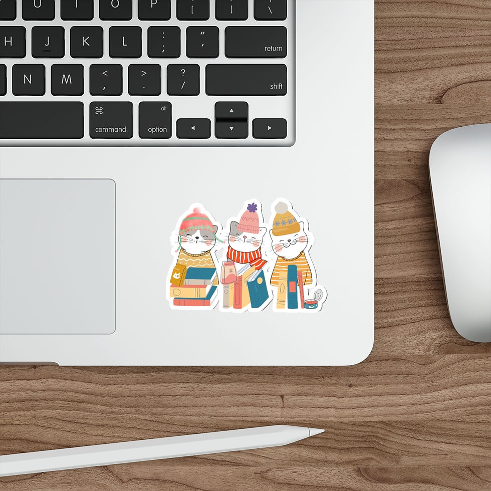 Thumbnail: Cats 3 Die-Cut Stickers