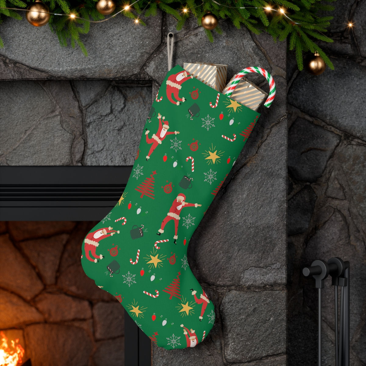 Holiday Celebration With Santa Design: Santa Stocking