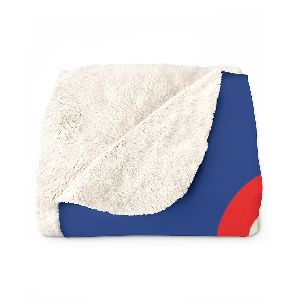 Thumbnail: The Silver Fox Book Beard: High Quality Cozy Fleece Blanket