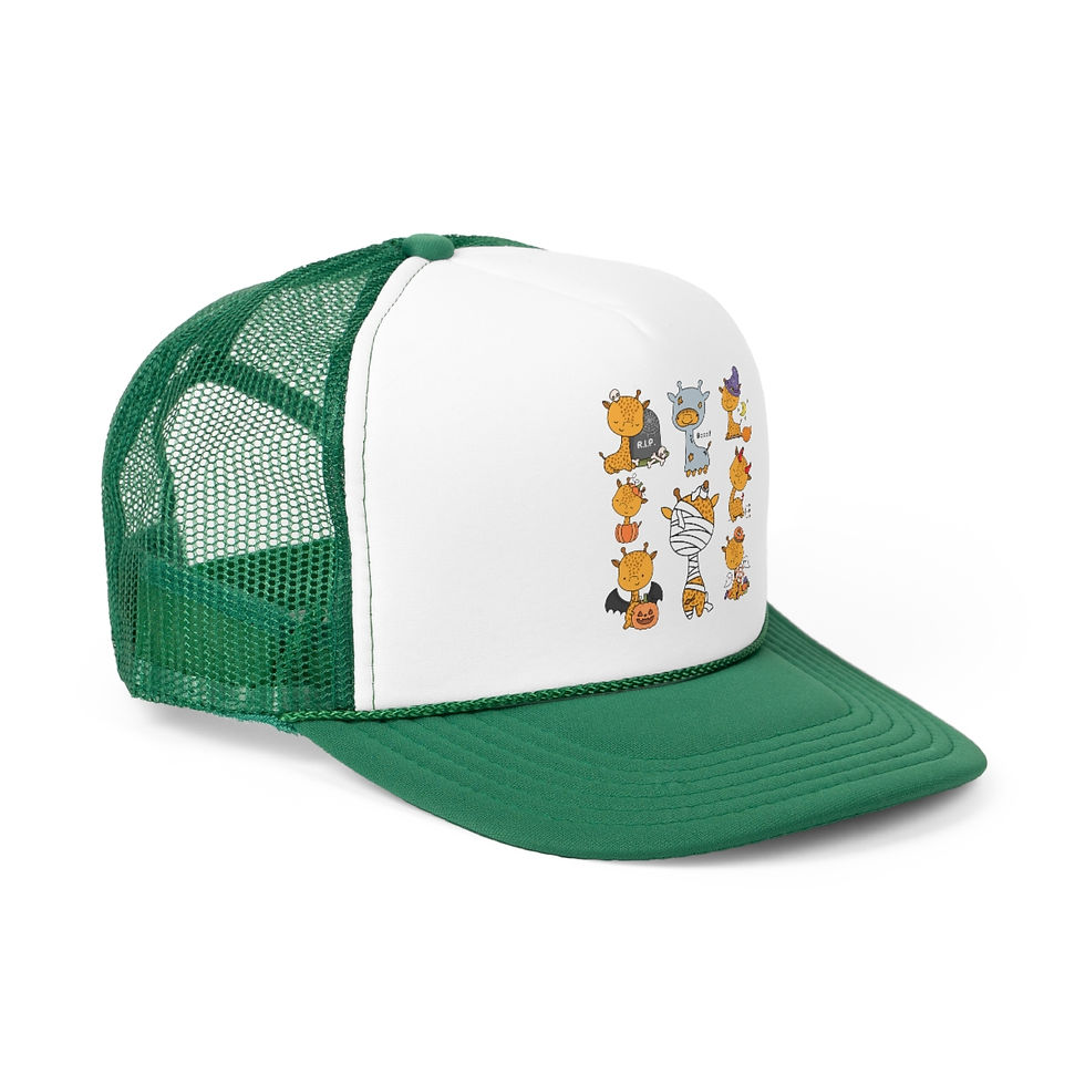 Thumbnail: Giraffe Halloween Party: Trucker Caps