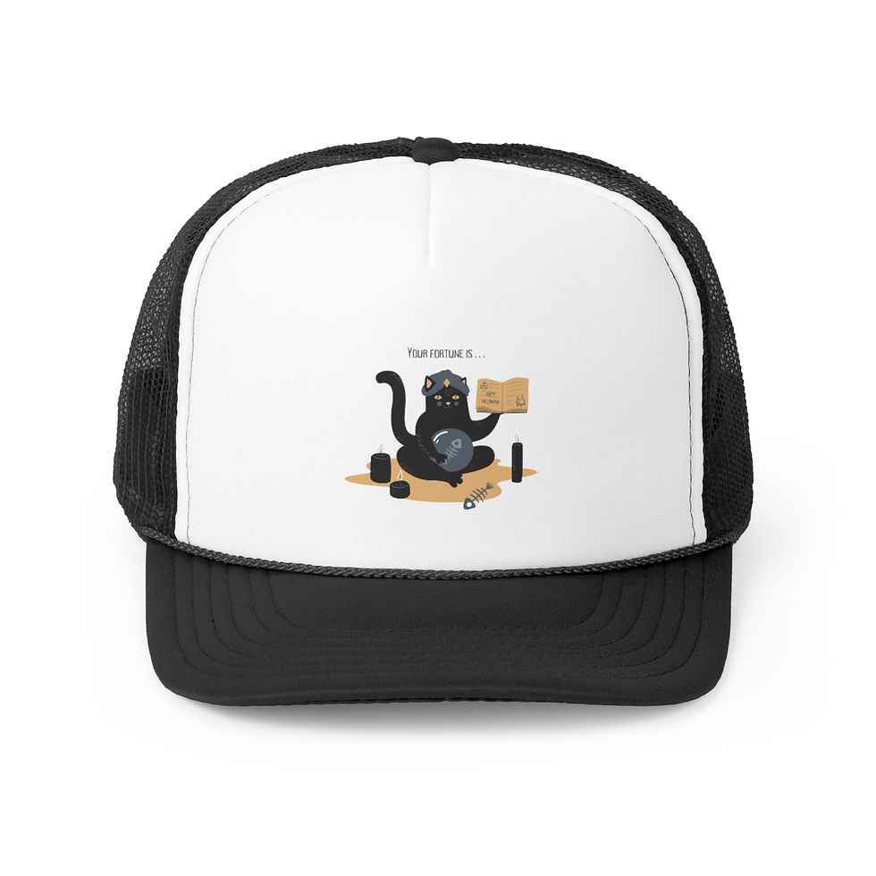 Thumbnail: Your Fortune is . . . Happy Halloween! Trucker Caps