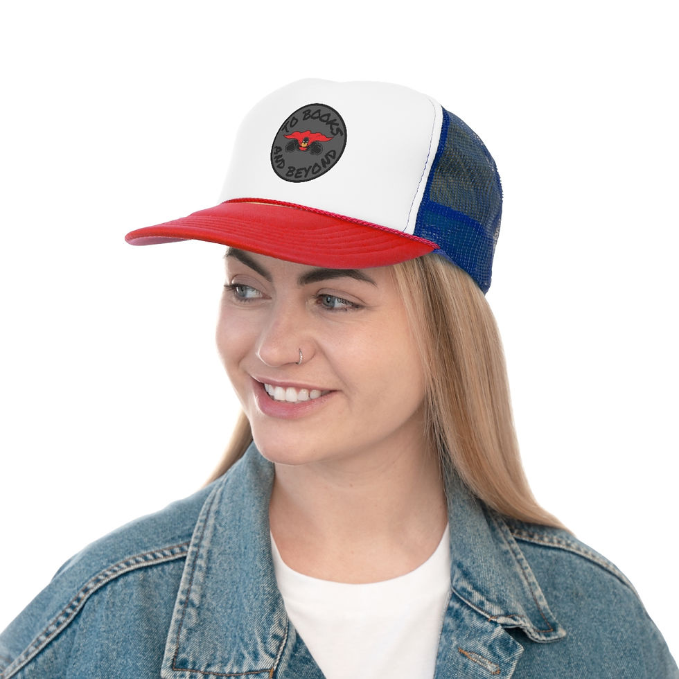 Thumbnail: To Books and Beyond Sticker #2: Trucker Caps