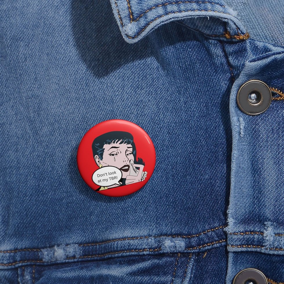 Thumbnail: Don't Look At My TBR! Pin Buttons