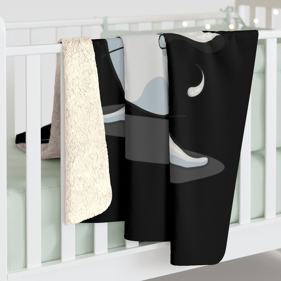 Thumbnail: Halloween Ghosts Dabbing At The Moon: High Quality Cozy Fleece Blanket