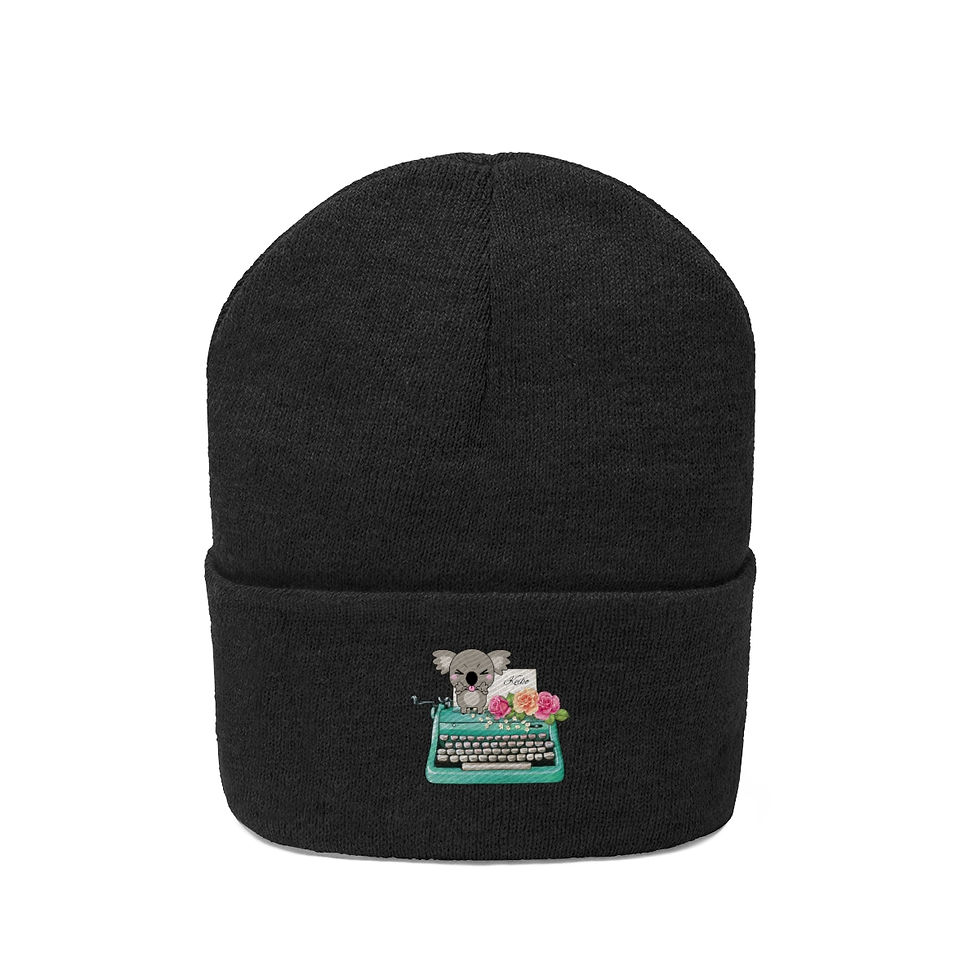 Thumbnail: Writing Buddy Keiko: Knit Beanie