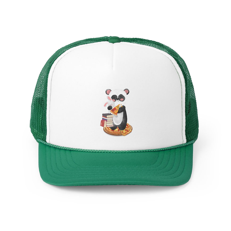 Thumbnail: Panda and Pizza: Trucker Caps