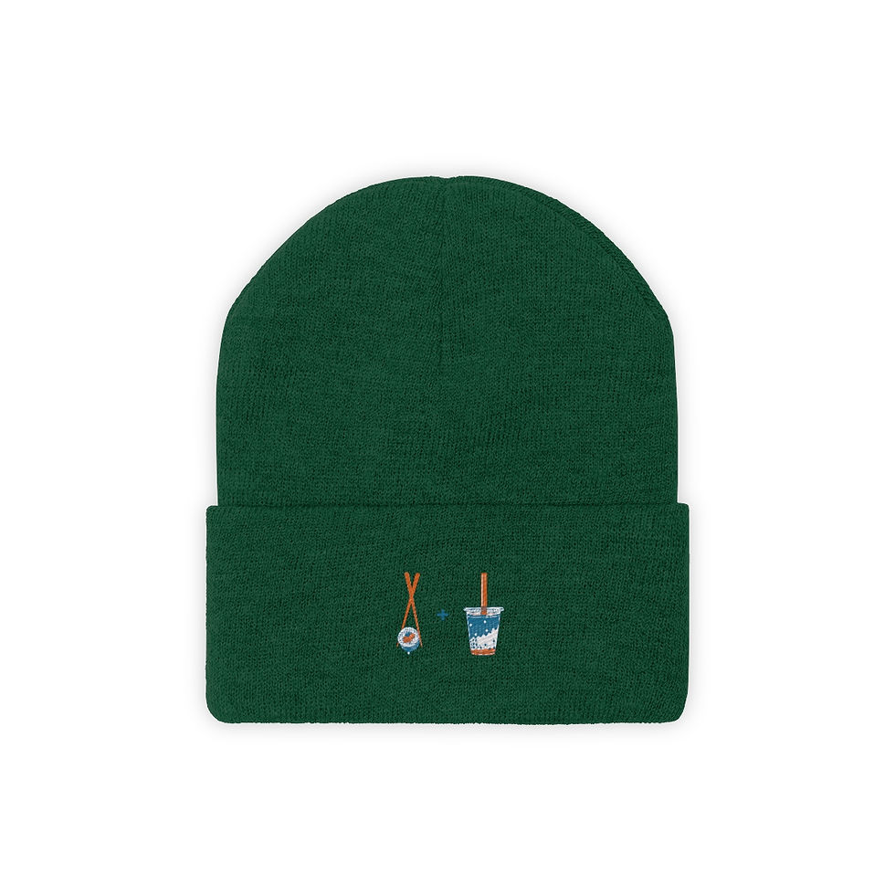 Thumbnail: Sushi and Boba: Knit Beanie
