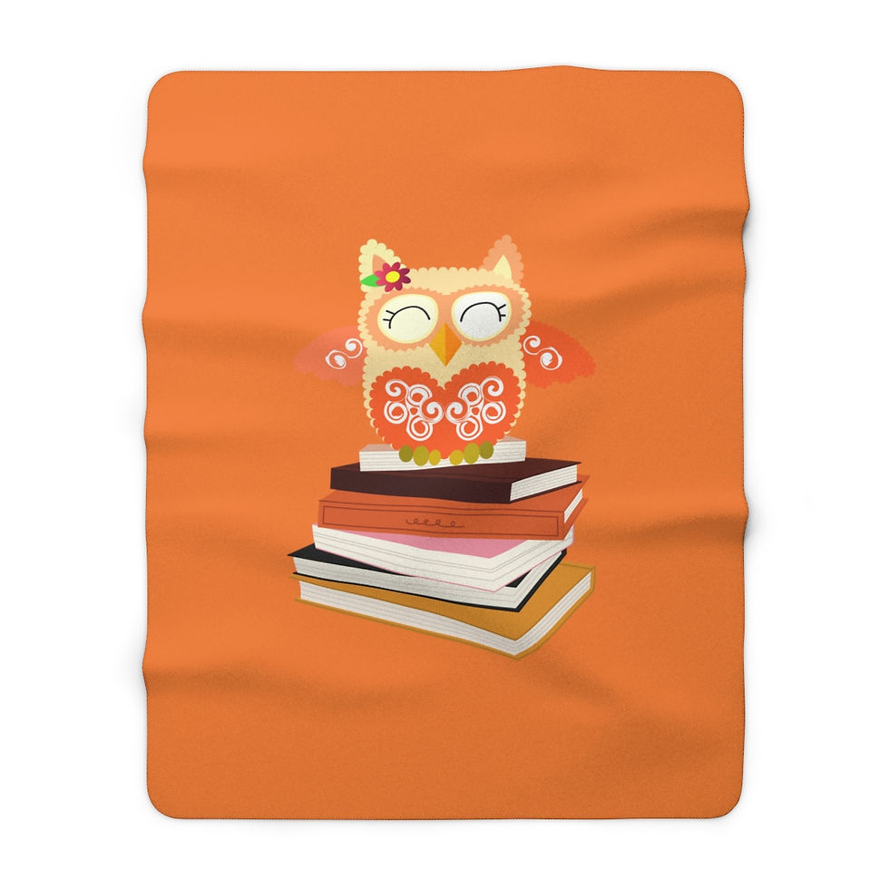 Thumbnail: Fancy Owl Stack #1: High Quality Cozy Fleece Blanket