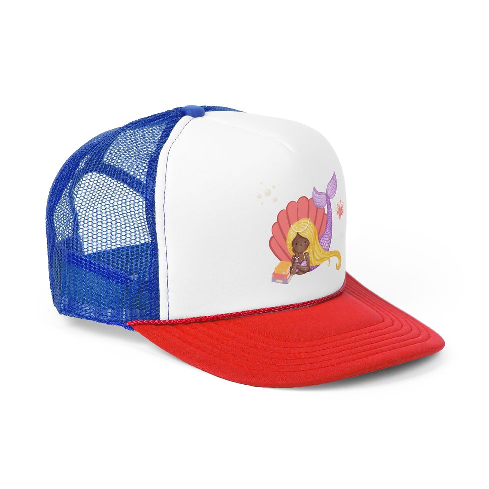 Thumbnail: One More Bedtime Story: Orange and Yellow: Trucker Caps