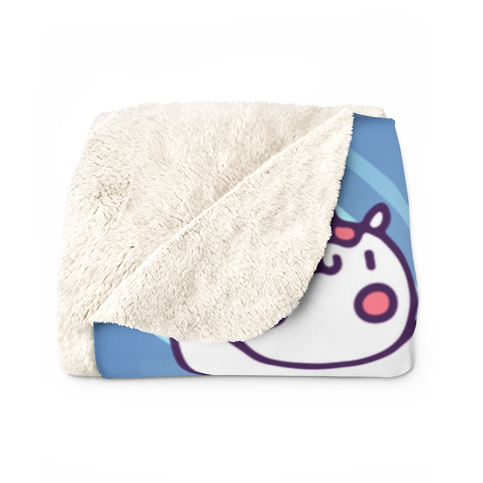 Thumbnail: Unicorn Synchronized Swimmers: High Quality Cozy Fleece Blanket