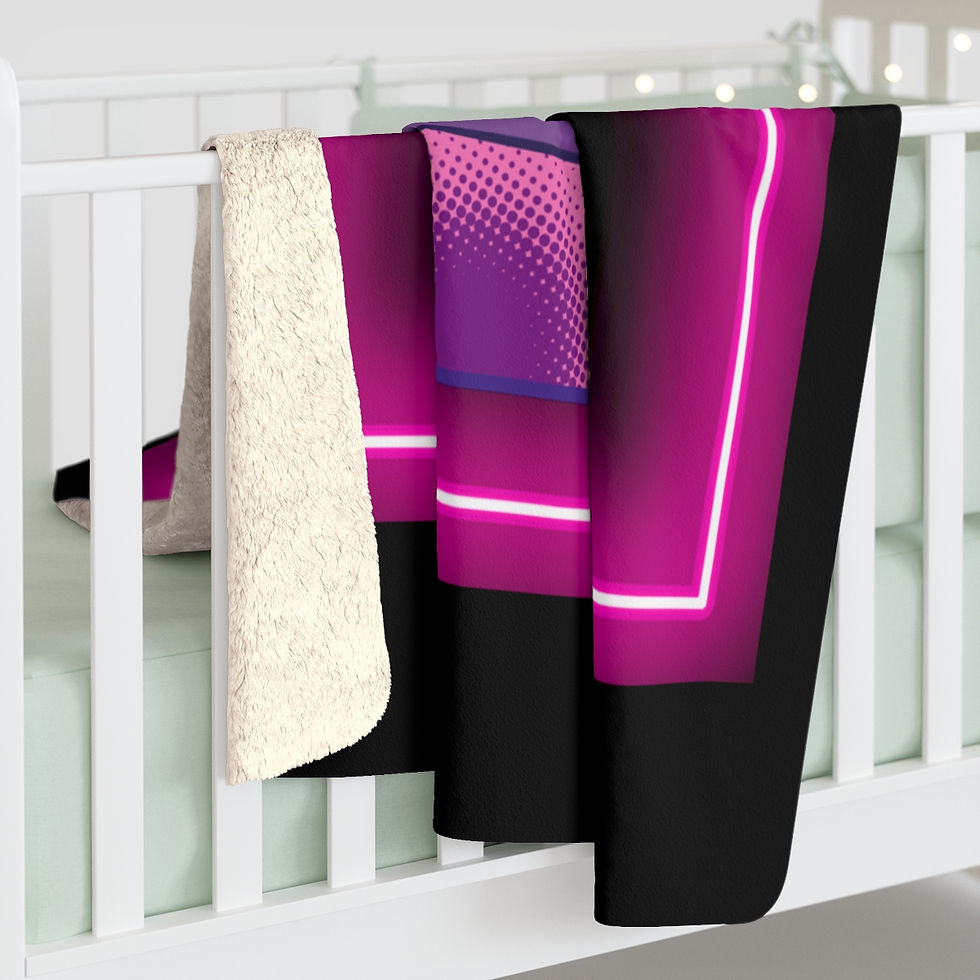 Thumbnail: Game Over Pink Gaming Machine: High Quality Cozy Fleece Blanket