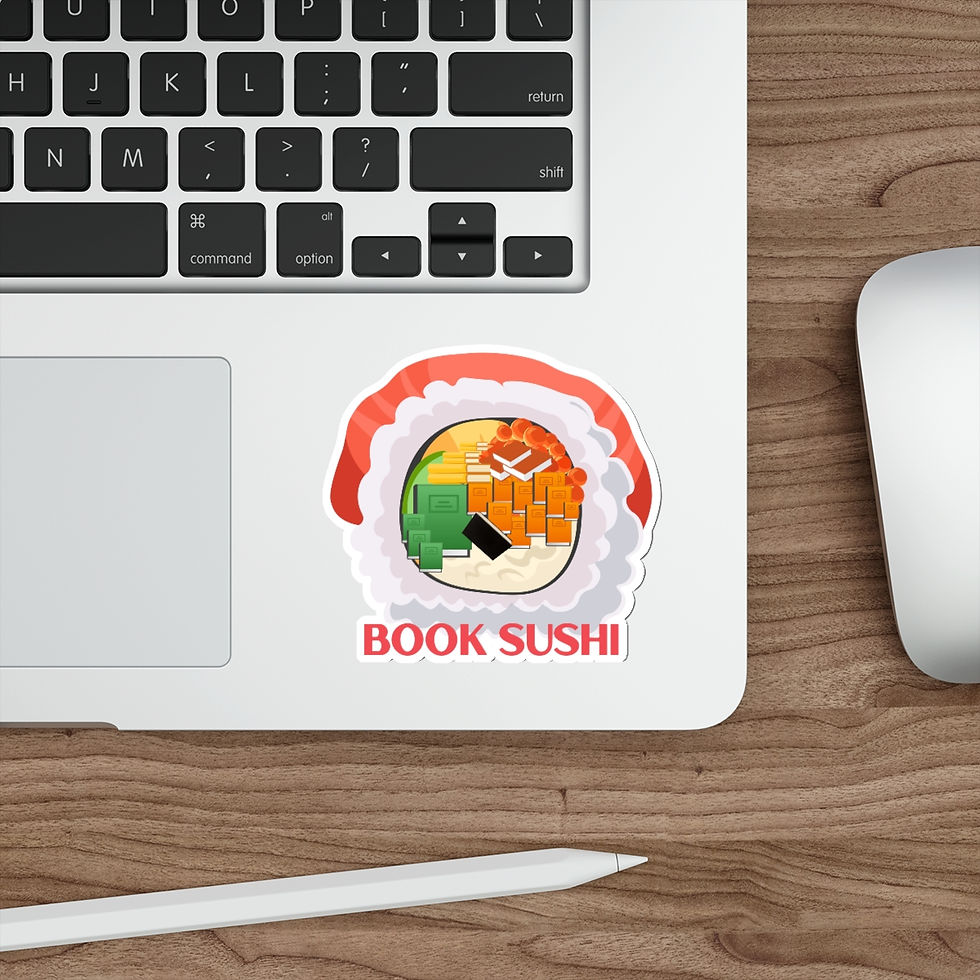 Thumbnail: Book Sushi: Die-Cut Stickers