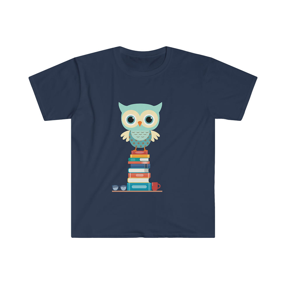 Thumbnail: Owl design #3: Unisex Softstyle T-Shirt