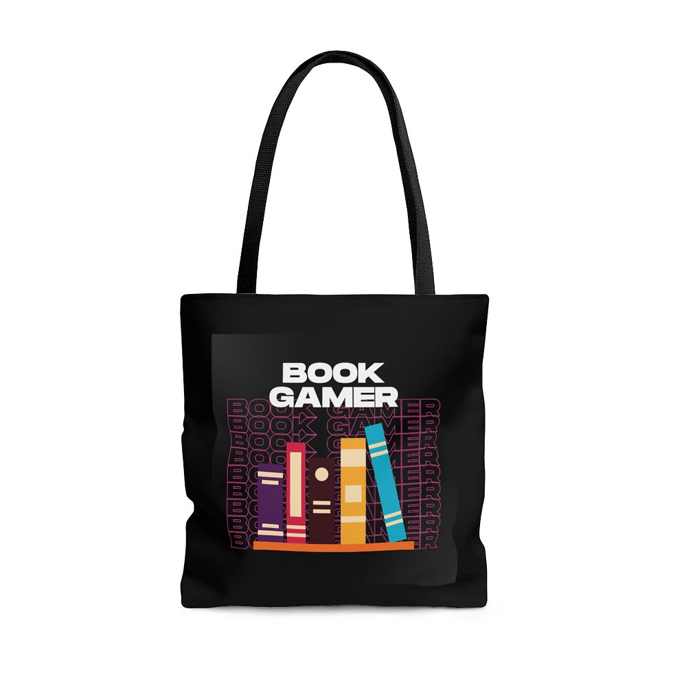 Thumbnail: Book Gamer Side Stack: Tote Bag