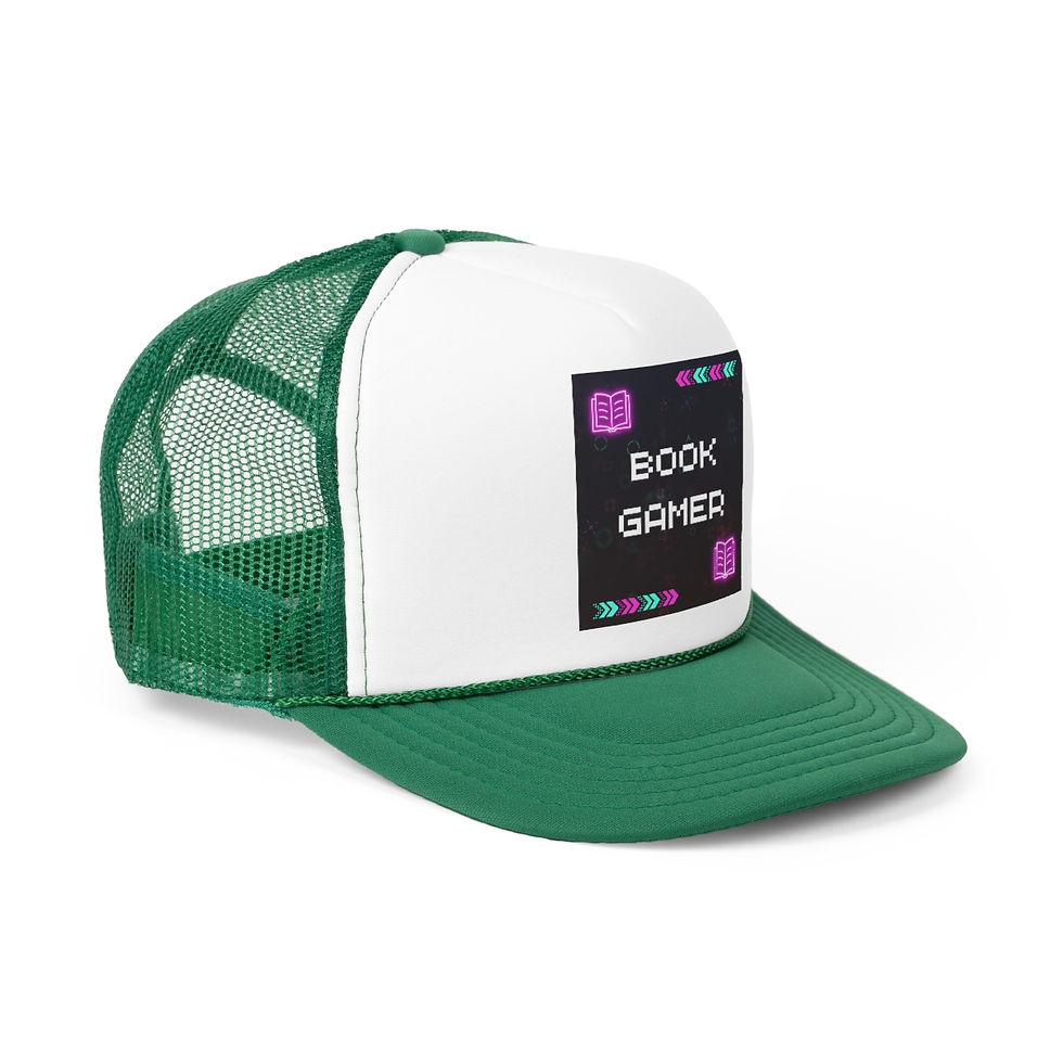 Thumbnail: Book Gamer, Pink Designs: Trucker Caps