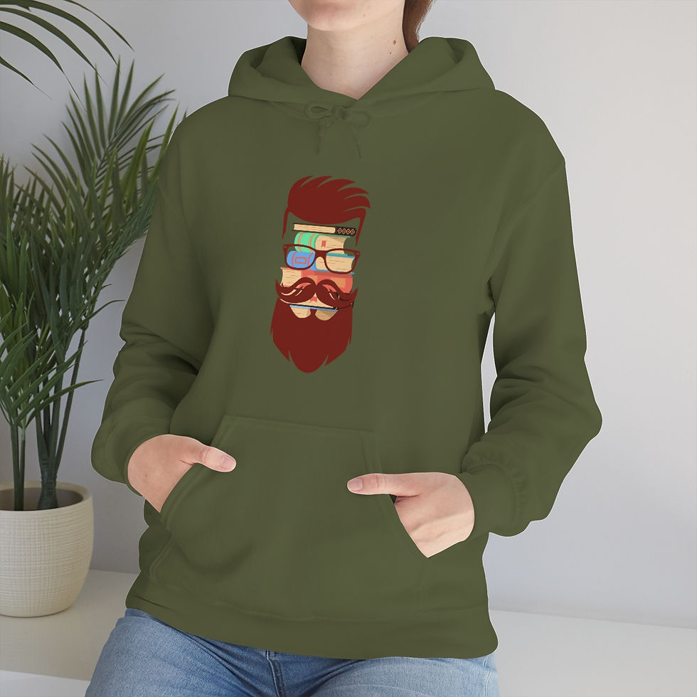 Thumbnail: Brown Noggin' Head: Unisex Heavy Blend™ Hooded Sweatshirt