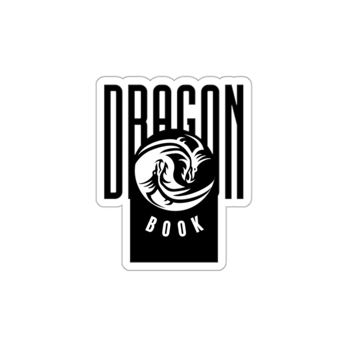 Book Dragon Circle #1 Die-Cut Stickers